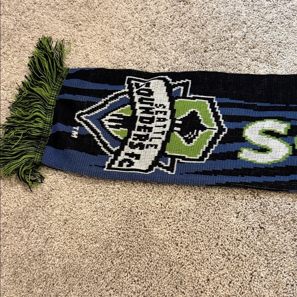 Seattle Sounders FC Black & Green Supporters Scarf